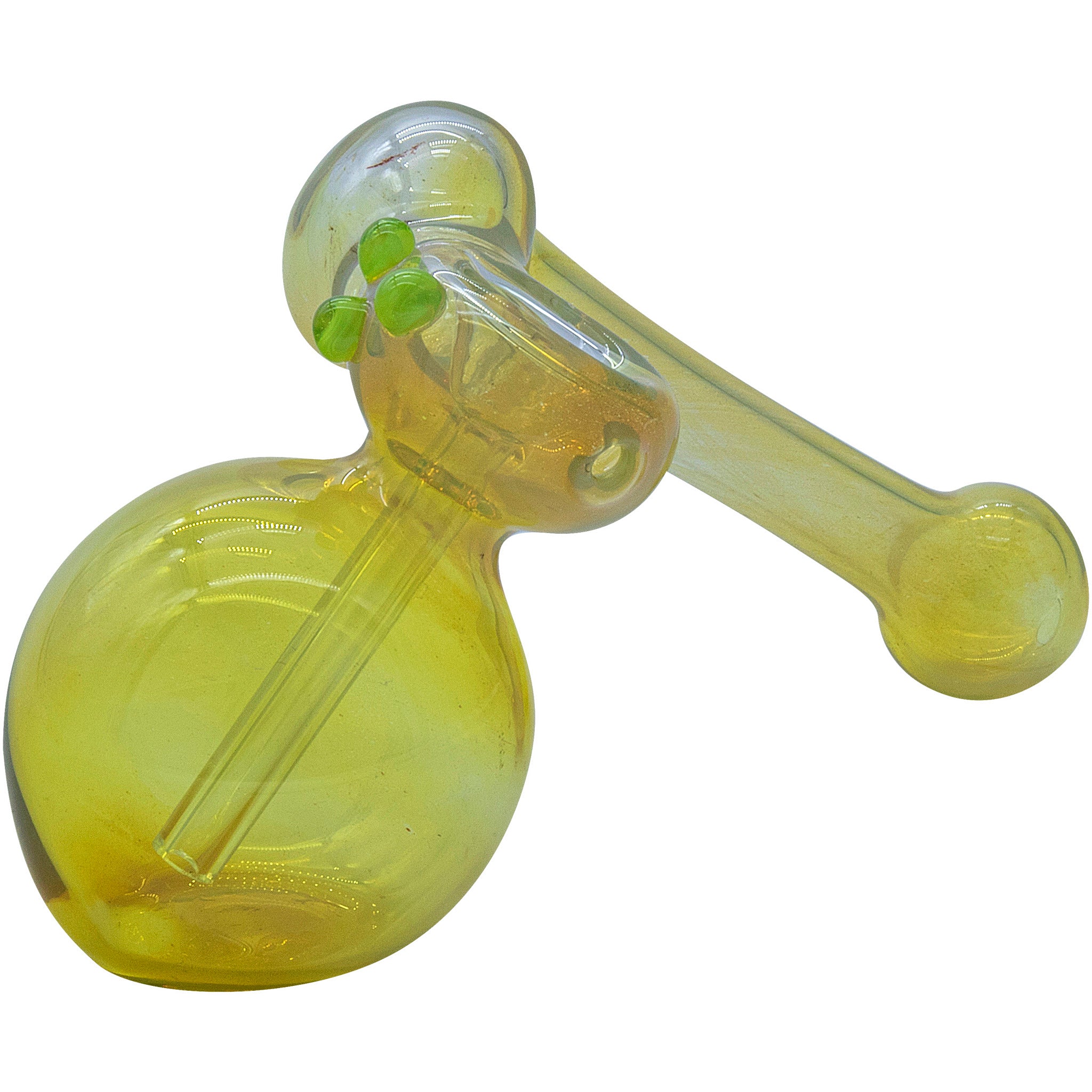 LA Pipes "Silver Sidecar" Fumed Hammer Sidecar Pipe (Various Colors) - Image 6