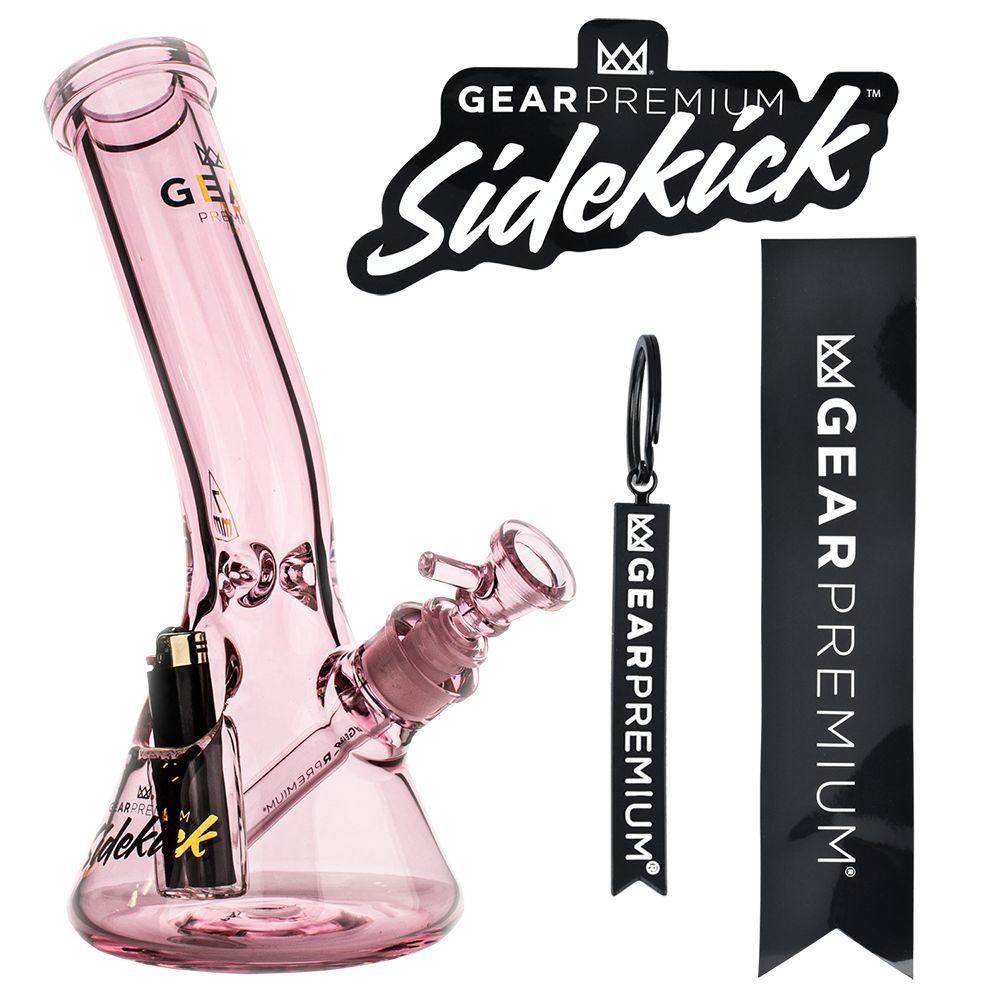 Gear Premium Sidekick Laid Back Glass Beaker Water Pipe | 12" - Image 12