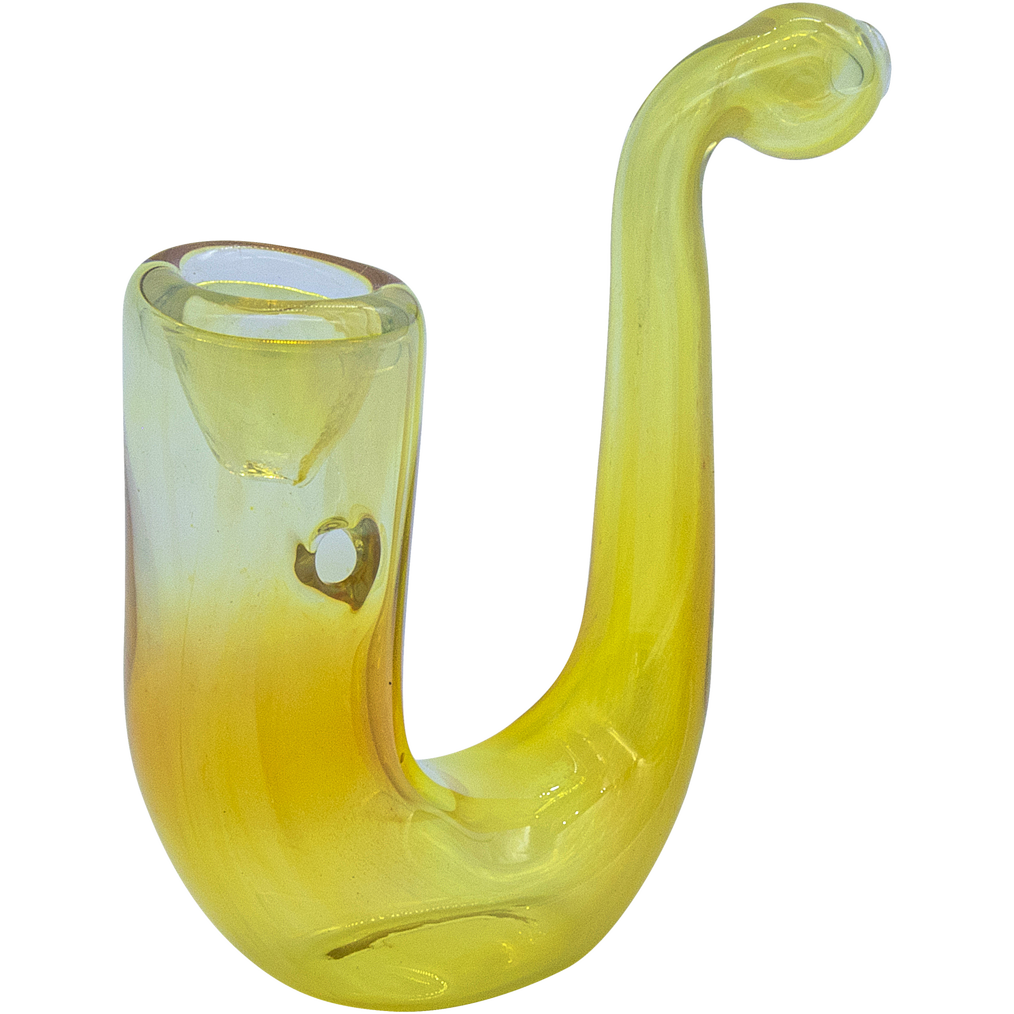 LA Pipes "Calabash" Fumed Glass Sherlock - Image 4