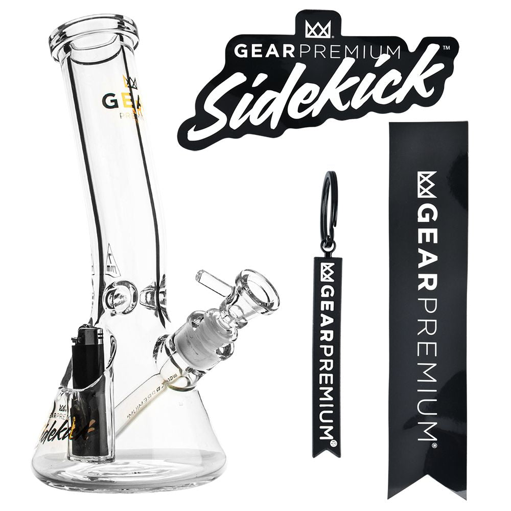 Gear Premium Sidekick Laid Back Glass Beaker Water Pipe | 12" - Image 5