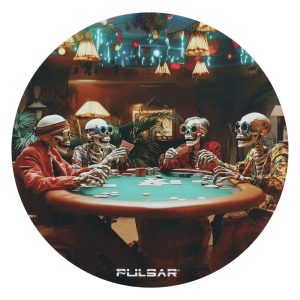 Pulsar DabPadz Fabric Top Dab Mat - Poker Night / 8"