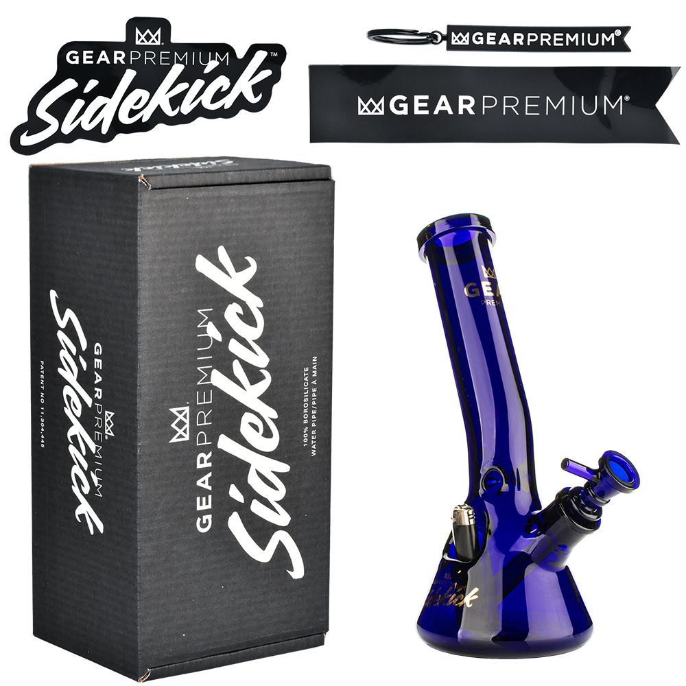 Gear Premium Sidekick Laid Back Glass Beaker Water Pipe | 12" - Image 10
