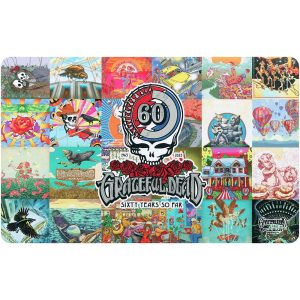 Grateful Dead x Pulsar DabPadz Fabric Top Dab Mat - 60th Anniversarry / 16"x10"